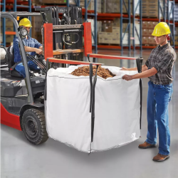 S-22713: Bulk Bags - Duffle Top, Plain Bottom, 35 x 35 x 45", Holds UP TO 3,000 LBS.