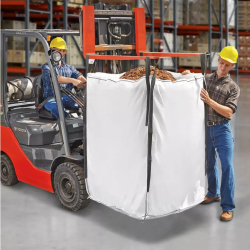 S-13642S: Bulk Bags Skid Lot - Duffle Top, Spout Bottom, 35 x 35 x 40", HOLDS UP TO 3,000 LBS.