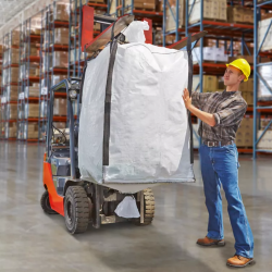 S-20563S: Bulk Bags Skid Lot - Spout Top, Spout Bottom, 35 x 35 x 40"